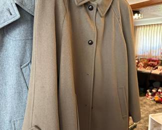 Ferncroft Light Brown Wool Coat - Size 18