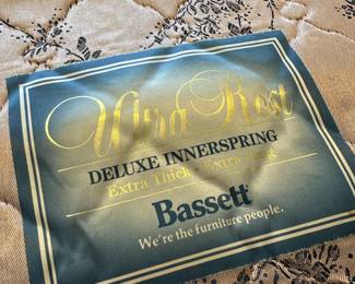 Bassett Furniture Floral Couch with Pull Out Bed