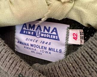 Amana Woolen Mills Cardigan Sweater - Size 42