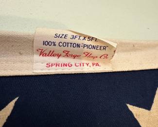 Valley Forge Pioneer Flag American Flag - 3' x 5' 100% Cotton 