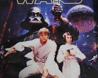 2-Star Wars Wall Art. 15 X 1 X 20"