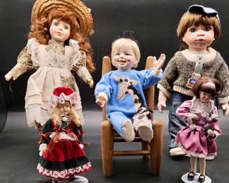 5- Porcelain Dolls