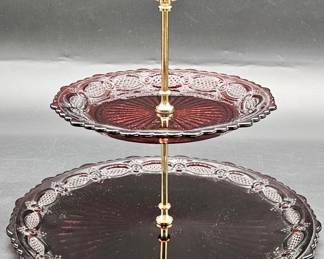 Vintage Avon Cape Cod 2 Tier Server