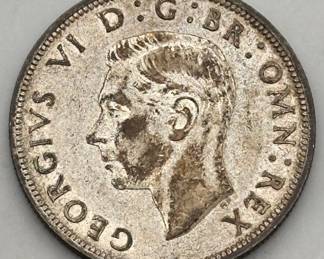 Silver coin 0.50 Great Britain 1941