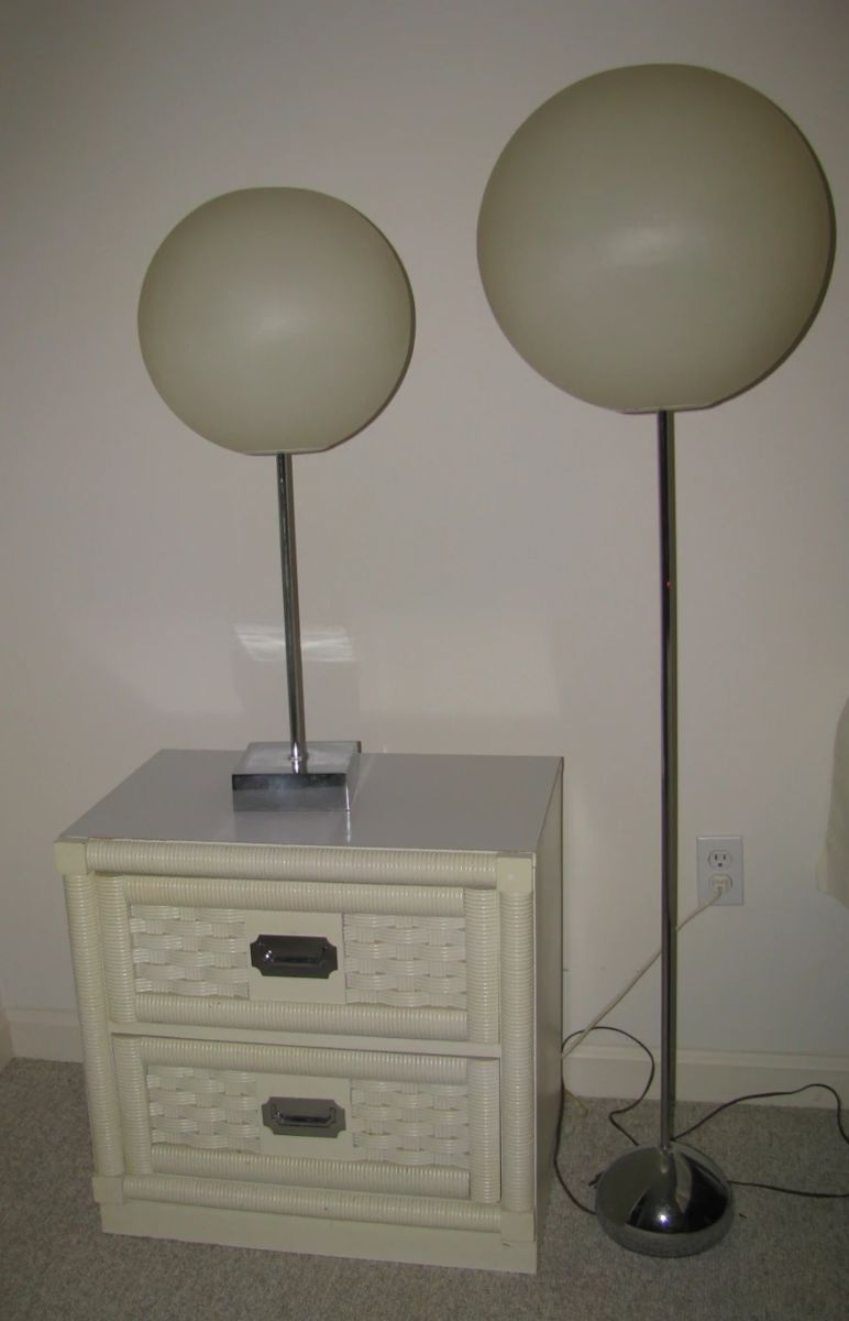 Sonneman floor lamp and Sonneman style table lamp