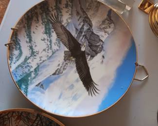 American eagle collector plate