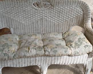 Nice Wicker  couch with cousin
