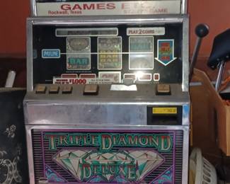 Double double Dimond  vintage slot machine