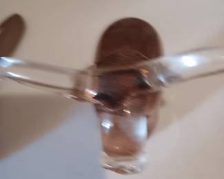 Blown glass longhorn 