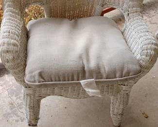 Vintage wicker chair