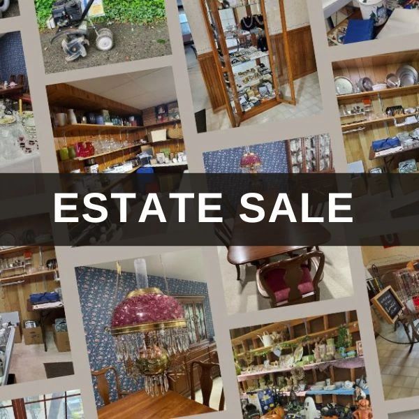 Join us 𝐑𝐀𝐈𝐍 𝐎𝐑 𝐒𝐇𝐈𝐍𝐄 on 𝐅𝐫𝐢𝐝𝐚𝐲, 𝐀𝐮𝐠𝐮𝐬𝐭 𝟏𝟔𝐭𝐡 - 𝐒𝐚𝐭𝐮𝐫𝐝𝐚𝐲, 𝐀𝐮𝐠𝐮𝐬𝐭 𝟏𝟕𝐭𝐡, 𝟖 𝐀𝐌 - 𝟓 𝐏𝐌, for a huge estate sale featuring hundreds of quality vintage and antique finds, including furniture, decor, kitchenware, dining, jewelry, tools, and more!