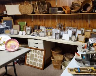 Picture Frames, Baskets, Decorative Holiday Storage Boxes