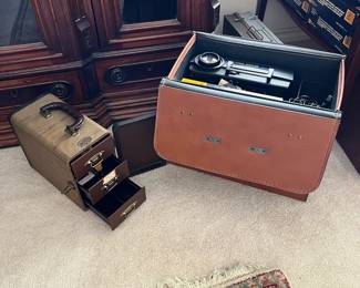 vintage slide case, Kodak Carousel slide projector