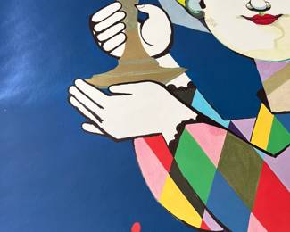 1981 Bjorn Wiinblad Tivoli Gardens poster