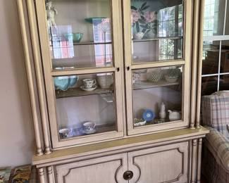 French Provincial china cabinet