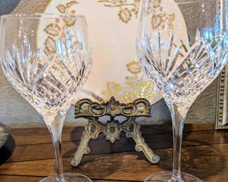 Royal Doulton Juliette Stemware                                           
5 large and 5 medium