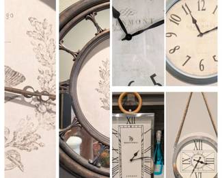Assortment of clocks