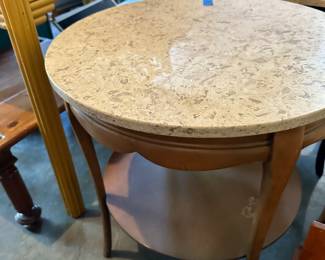 Marble end table