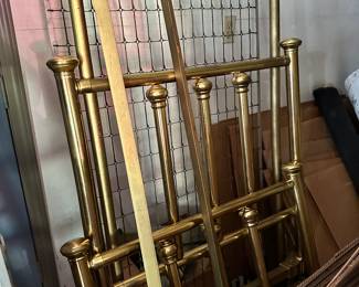 Real Brass bed. 150 years old..   only needs mattress