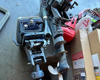Boat Motors— 1986 Yamaha 9.9 horse, short shaft with tank and extra prop  $1000. Or best offer  ( second motors descriptions on next page)