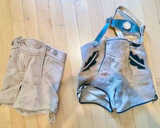 vintage Lederhosen shorts