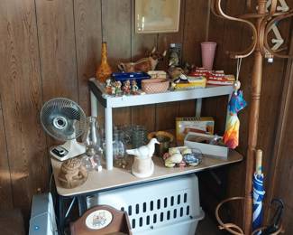 pet carrier, hall tree, Japan planters