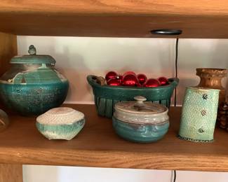 Signed studio pottery