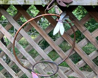 Pot holder w dragonflies