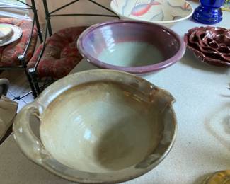 Pottery bowls
