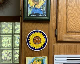 Sunflower tiles