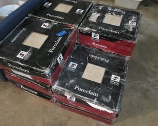 Porcelain floor tile. 11 boxes