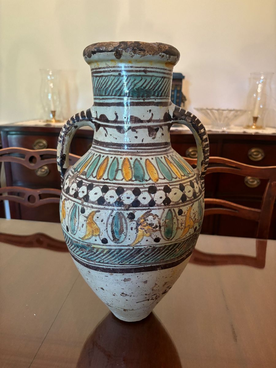 According to the family, this is a 400 year old vase from Tanzania. 