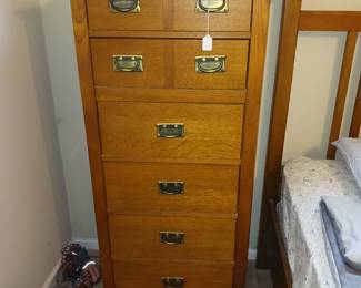 Tall boy dresser six drawers