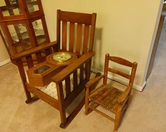 Mission rocking chair antique