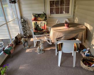 Patio and outside items