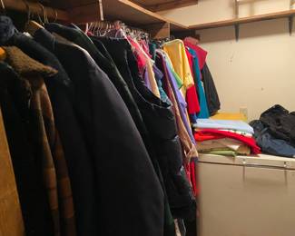 Wonderful selection of coats and clothes