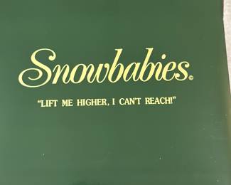 Snowbabies Lift Me Higher i can't Reach