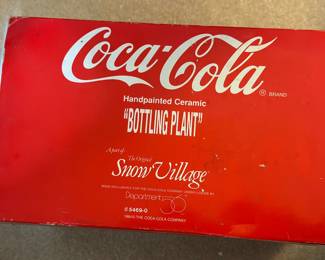 Coca Cola Bottling Plant Snow Village