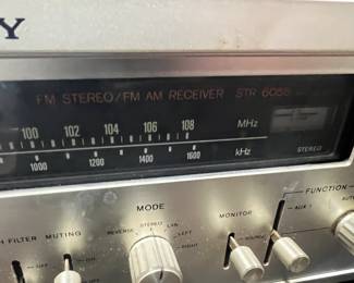 Vintage Sony STR 6055 Stereo Receiver 