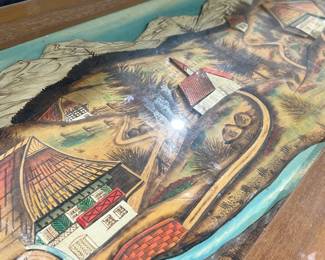 Black Forest Carved Wood Tables