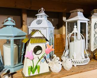 Lanterns, Birdhouses 