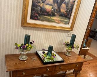 Thomas Kincaid Oil on Canvas Art with certificate of authenticity 