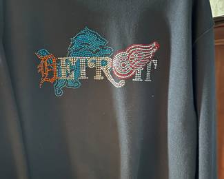 Detroit Tigers /Redwings , Bling Sweatshirt 