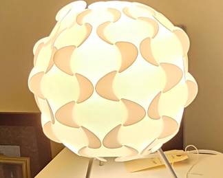 Ikea light, lit