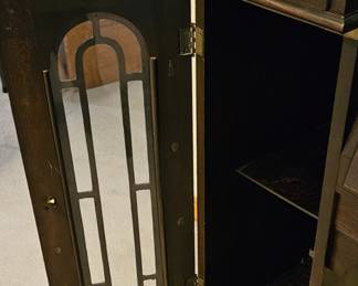 Inside of vintage desk