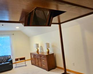 Thomasville bed with TV