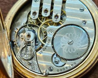 The works of Illinois pocket watch