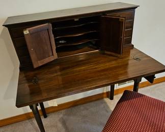 Inside of Pennsylvania House desk