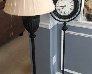Stiffel lamp / fancy clock stand