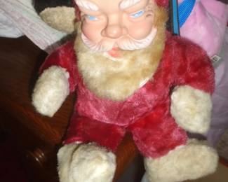 rubber face santa
